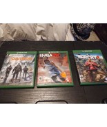 Microsoft Xbox One 2014 Far Cry 4 Edition Clancy&#39;s The Division NBA 2K15... - $17.72