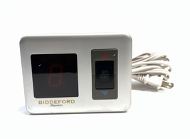 Biddeford TC15B2 Electric Blanket Control Controller 4 Prong Silver - £15.45 GBP