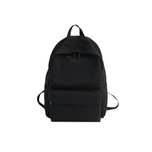 HOCODO Solid Canvas Backpack For Teenagers Women Casual Large Capacity School Ba - £29.91 GBP