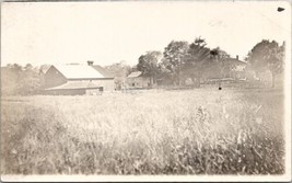 RPPC Typical Early American Farmhouse Scene Barns Metal Windmill Postcard W20 - £11.95 GBP