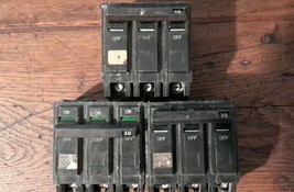 GENERAL ELECTRIC LP-3894 3 POLE CIRCUIT BREAKER SWITCHES LOT OF 3 $79 - £25.30 GBP