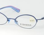 Dänemark Eyekons Collection K52A P Blau/Lila Brille 44-20-135 Japan - $56.42