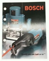 Bosch Power Tools Vintage Sales Catalog Paper Advertisement 1988 - $10.77
