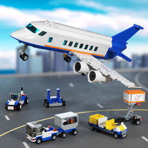 Airplane Model Airliner with Details Scene Creative Aircraft Block Toy Kids Gift - £55.89 GBP