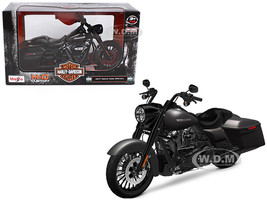 2017 Harley Davidson King Road Special Black Motorcycle Model 1/12 by Maisto - £47.20 GBP