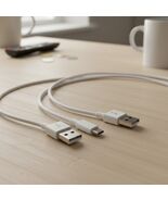 16.4ft/5m USB-A to USB-C Power Cable, 2-Pack, Compatible with USB-C Secu... - $31.76 CAD