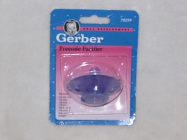 Vintage Gerber Preemie Pacifier 1999 Purple Lavender NEW Reborn Doll - £20.39 GBP