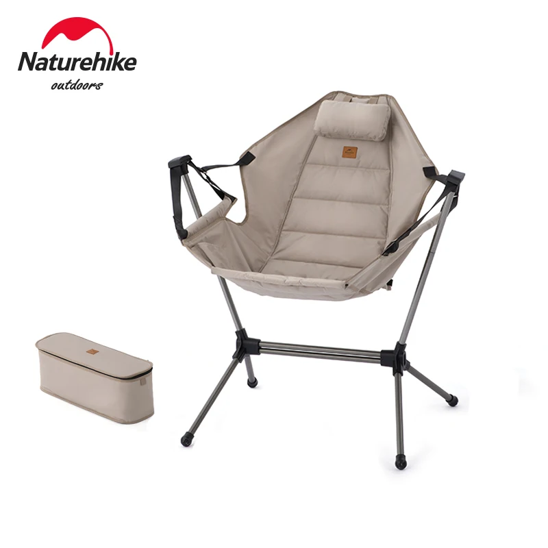 Naturehike Outdoor Camping Hike Chair Folding Rocking Chair Portable Folding - £163.25 GBP