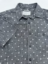 Ralph Lauren Denim &amp; Supply STAR PRINT Shirt Mens Small Regular Fit Butt... - $17.77