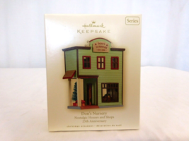 Hallmark Keepsake Ornament Dons Nursey Nostalgic House and Shops 25th Anniversar - £15.61 GBP
