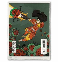 Super Metroid Samus Japanese Edo Style Giclee Poster Print 12x17 Mondo - £59.88 GBP