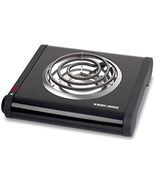 BLACK+DECKER SB1001B Single-Burner Portable Buffet Range, Black - $59.94 CAD