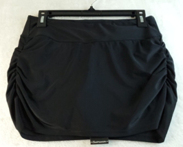 Skechers Skort Womens Size Small Black Nylon Pleated Swimwear Pull On Casual - $16.57