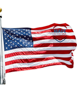 American Flag 5X8 FT for outside 100% in USA Most Durable, Heavy Duty, L... - £30.77 GBP