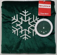 Merry Brite Tree Skirt 42 Inch Green - £15.51 GBP