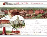 Multi Vista Vignette Denver Colorado Co 1902 Privato Spedire Carta Pmc C... - $10.19