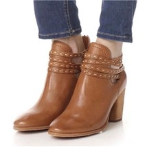 Frye Naomi Pickstitch Shootie Whiskey Brown Leather Ankle Boots Size 7 - $59.81