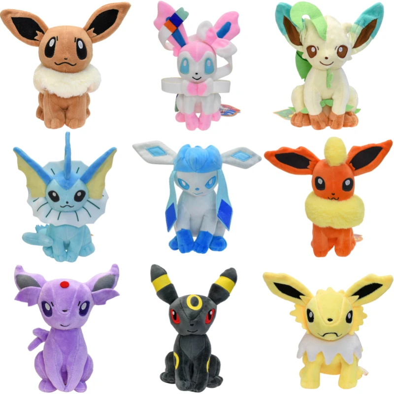 Pokemon Sitting Umbreon Eevee Vaporeon Espeon Leafeon Sylveon Plush Cute Flareon - $9.32