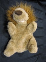 COMMONWEALTH STUFFED PLUSH HAND PUPPET HUG A PLUSH 1989 TAN BROWN LION - $49.49