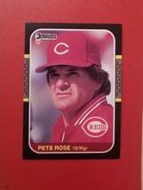 1987 Donruss Pete Rose #186 Cincinnati Reds FREE SHIPPING - £1.57 GBP