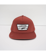 Vans Full Patch Snapback Hat Adjustable Baseball Cap VN000QPUADU Burnt H... - £18.38 GBP