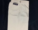 VINTAGE Mens Vintage Classic Fit Elastic Waistband Pants Medium White - $24.99