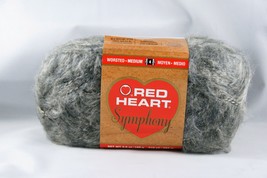 Red Heart Symphony Yarn Skein 3.5 Ounces Taupe Worsted Gray Fur 310 Yards - $4.98