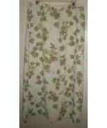 NEW WOMENS Laura Scott LINED FLORAL PRINT SKIRT   SIZE  L - $467.75 MXN