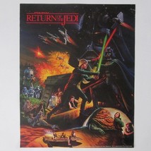 Coca Cola Return Of The Jedi Promo Poster Hi C Star Wars Film Teaser 1983 - £23.27 GBP