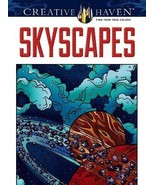 Creative Haven SkyScapes Coloring Book (Creative Haven Coloring Books) [Paperbac - $9.85