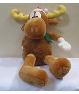 1996 Bullwinkle Macys 24&quot; Stuffed Christmas Moose Plush Toy - $27.15 CAD