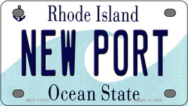 New Port Rhode Island Novelty Mini Metal License Plate Tag - £11.97 GBP