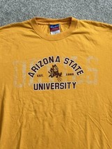 ASU Champion VTG Arizona State University LARGE T-Shirt Sparky Devils Athletic - £23.73 GBP