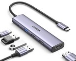 UGREEN USB C Hub, 5-in-1 USB-C Hub with 4K HDMI, 100W Power Delivery, 3 ... - £20.39 GBP