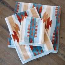 Pecos Sky Towel Collection Striped Bathroom Towels Set - $10.13+