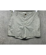 H&amp;M Womens Ladies Shorts Olive Green size 4 - £9.56 GBP