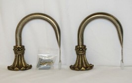 Kirsch Regency Collection 60110787 Antique Gold Beaded Trumpet Holdbacks image 1