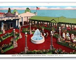 Ocean Plaza Marlborough -Blenheim Hotel Atlantic City NJ Linen Postcard O17 - $2.92