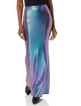 Leg Avenue Womens Iridescent Scale Mermaid Skirt Blue Large - $84.47