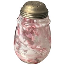 Antique 1890s Northwood Cranberry Spatter Glass Sugar Shaker Caster Ring... - $85.00