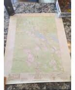 US Department of Interior Geological Survey Map 22&quot; x 26&quot; 1987 Lead Moun... - $16.19 CAD