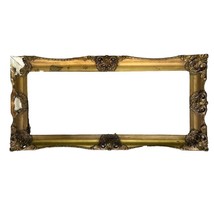 Distressed Antique Ornate Gold Wood Picture Frame for ~12x20-
show original t... - £143.03 GBP