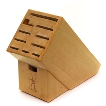 J.A. Henckels International Knife Block 11 Slots Wooden Knife Storage Block Only - £16.81 GBP