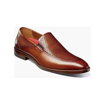 Stacy Adams Aiden Moc Toe Slip On Shoes Cognac 25655-221 image 4