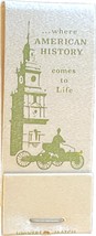 Greenfield Village, Henry Ford, Dearborn, Michigan, Match Book Matches m... - $9.99