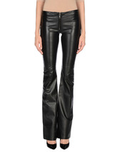 Leather Pants Size Leggings Womens Pant Rise Vegan Skinny Trousers Soft ... - £85.13 GBP