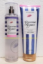 Bath And Body Works Beachfront Blanket Fragrance Mist Body Cream Set - £28.77 GBP