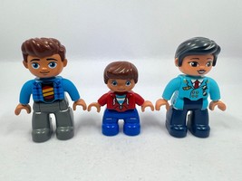 Lego Duplo 10871 Figures Lot of 3 Pilot Female Boy Man Replacement Great Cond. - £19.35 GBP