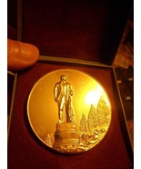 OLD MEDALLION OF HUGE LENIN MONUMENT THAT WAS DESTROYED IN KIEV. - $39.00