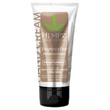 Hempz Fragrance Free Herbal Hand Cream 3oz - £38.37 GBP